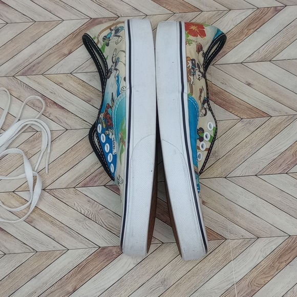 Vans Disney Aloha Mickey Minnie Hawaii Shoes BEACH GOOFY Luau M 7.5 W 9.0 - Picture 7 of 8